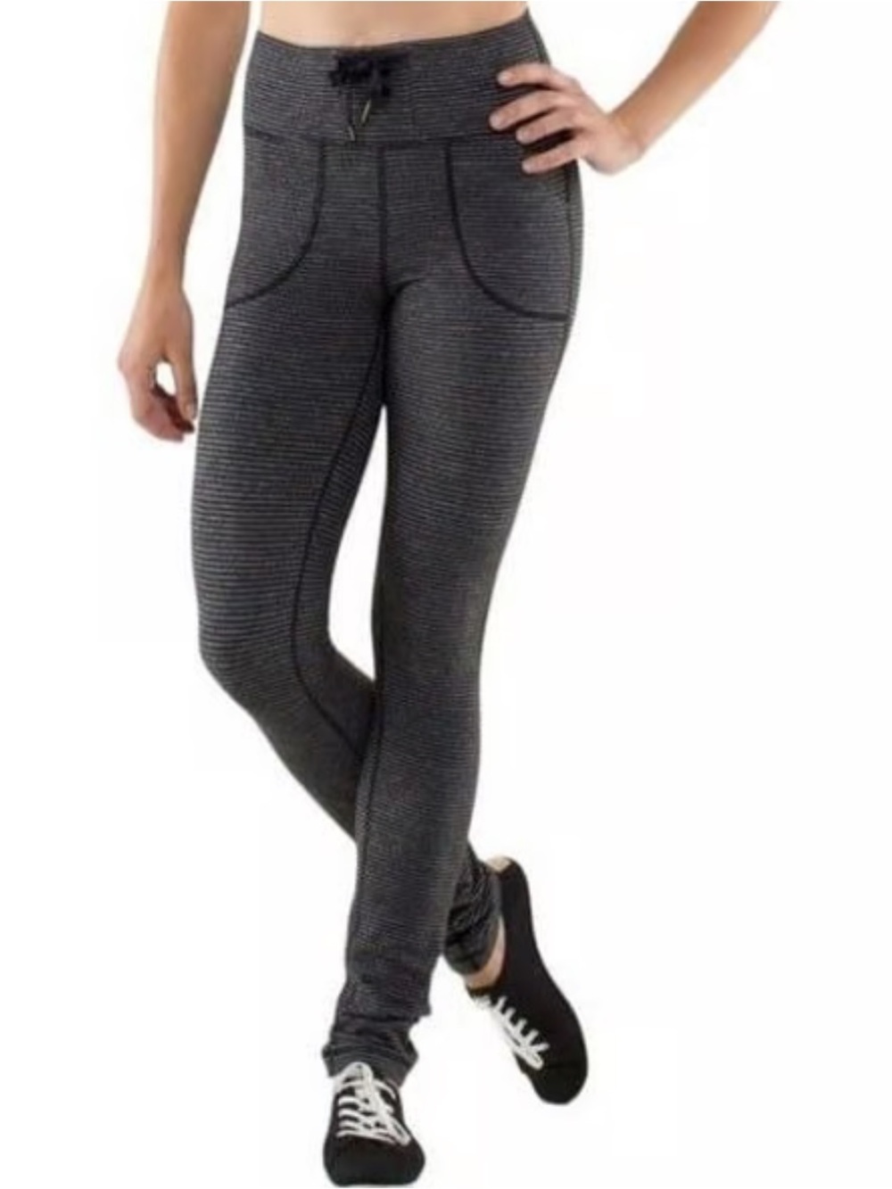 Lululemon Skinny Will Pant Striped High Waisted Pants